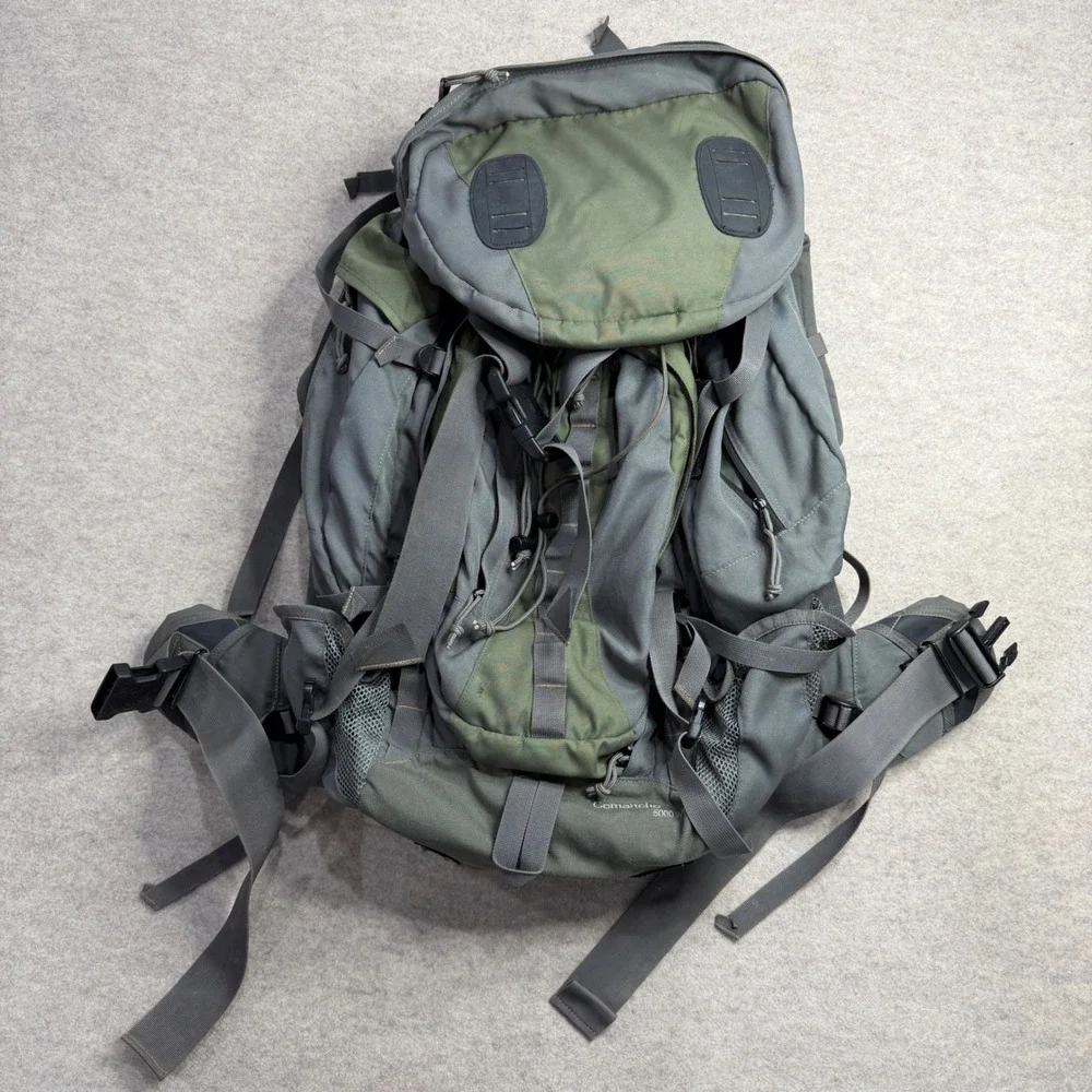 Kelty Comanche 6000 Ws Internal Frame Hiking Backpack Gray Green Large Trekking